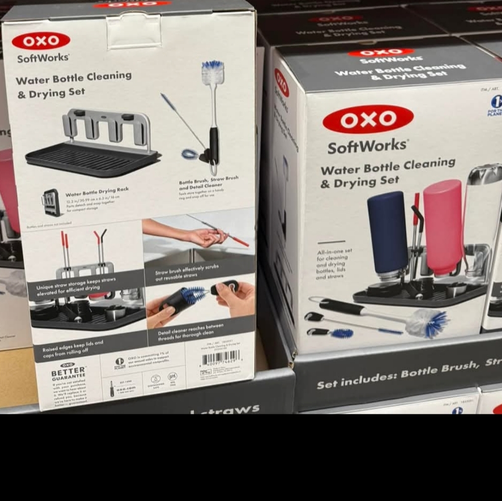 Oxo bottle cleaning and drying set